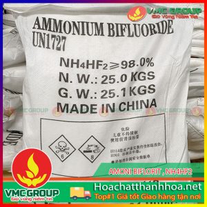 HÓA CHẤT LÀM MỜ KÍNH, AMONI BIFLORIT , NH4HF2 HCVMTH